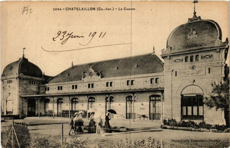 Carte postale ancienne Chatellaillon Le Casino