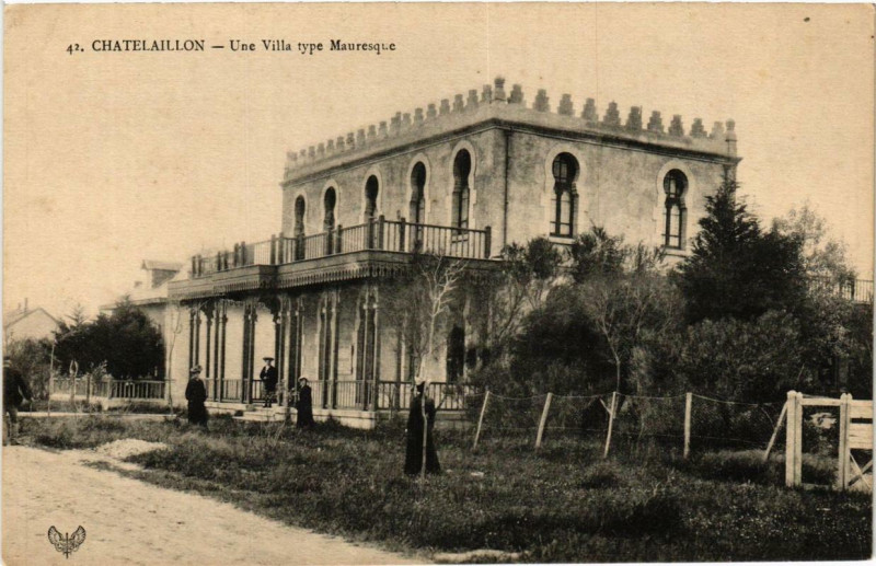 Carte postale ancienne Chatellaillon Une villa type Mauresque
