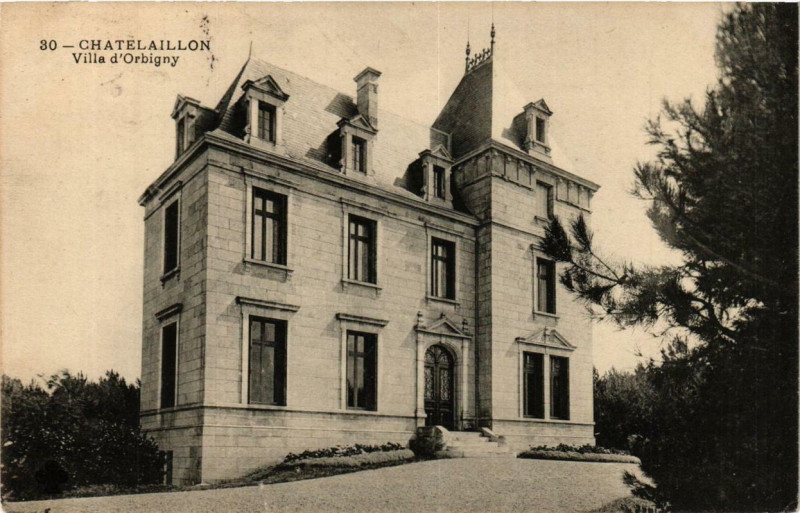 Carte postale ancienne Chatellaillon Villa d'Orbigny