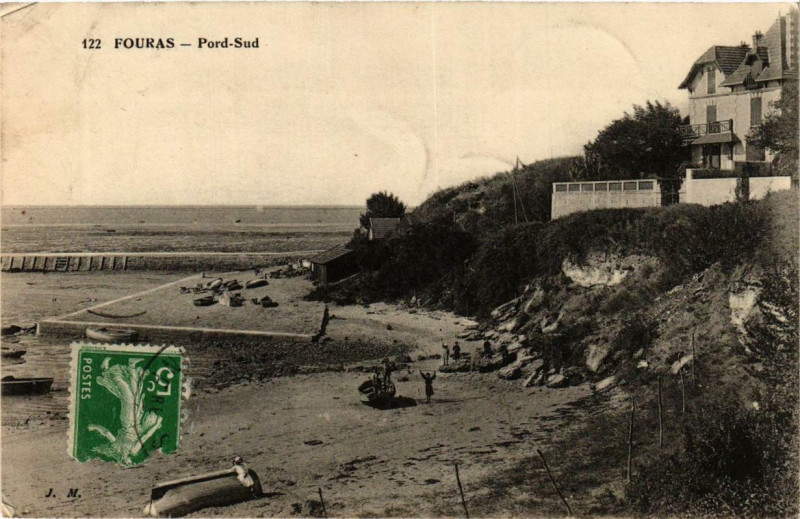 Carte postale ancienne Fouras Port-Sud à Fouras