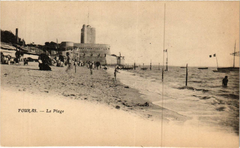 Carte postale ancienne Fouras La Plage à Fouras