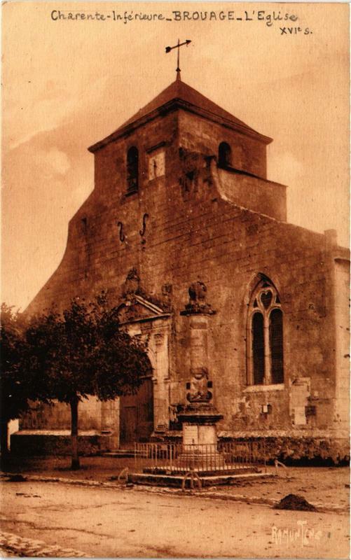 Carte postale ancienne Charente Brouage l'Eglise
