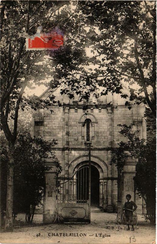 Carte postale ancienne Chatellaillon L'Eglise