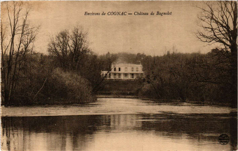 Carte postale ancienne Env. de Cognac - Chateau de Bagnolet à Cognac