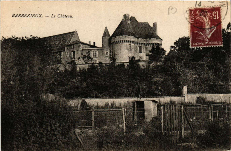 Carte postale ancienne Barbezieux - Le Chateau