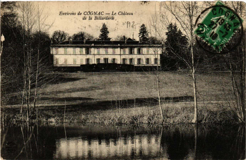 Carte postale ancienne Env. de Cognac - Le Chateau de la Brilarderie à Cognac