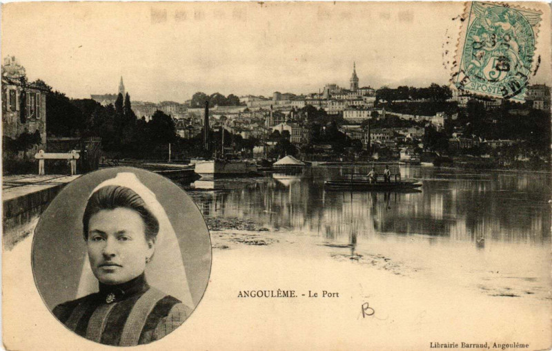 Carte postale ancienne Angouleme - Le Port à Angoulême