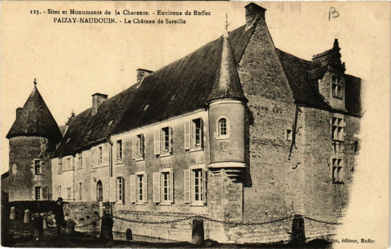 Carte postale ancienne Env. de Ruffec - Paizay-. à Ruffec