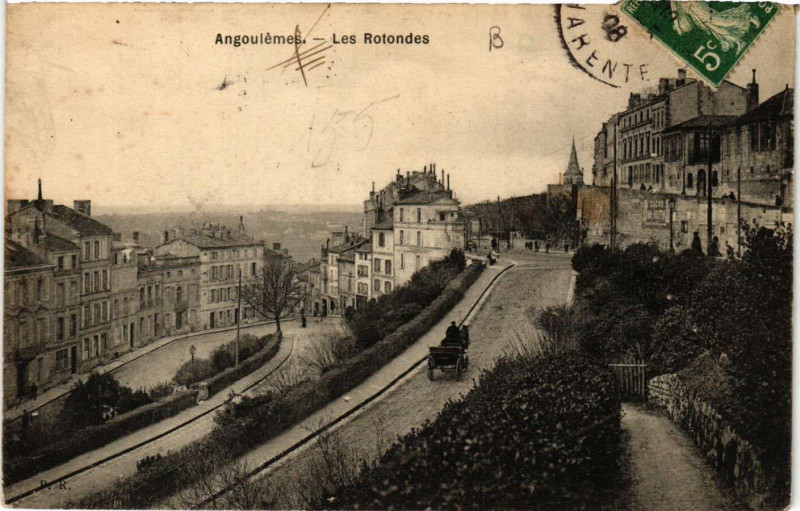 Carte postale ancienne Angouleme - Les Rotondes à Angoulême