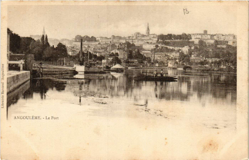 Carte postale ancienne Angouleme - Le Port à Angoulême