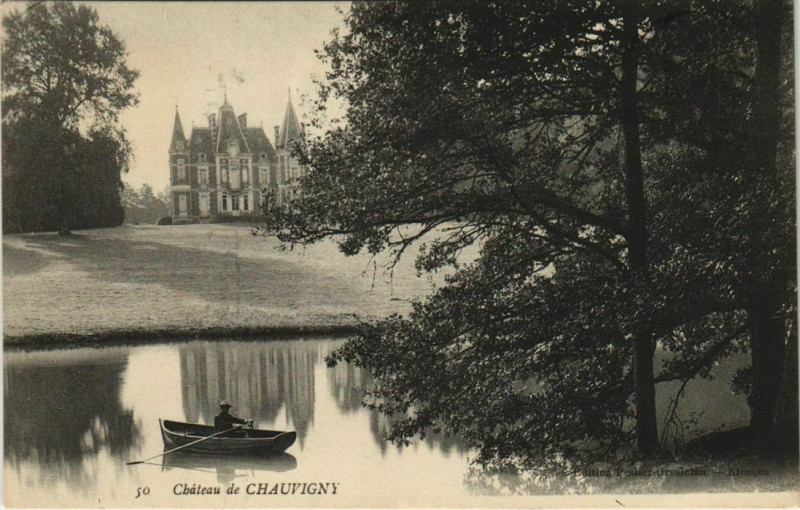 Carte postale ancienne Chateau de Chauvigny à Chauvigny