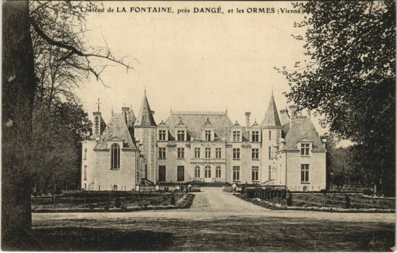 Carte postale ancienne Chateau de la Fontaine