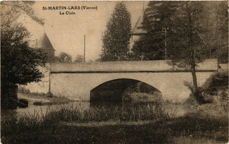 Carte postale ancienne Saint-Martine-Lars - Le Clain