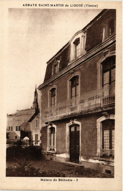 Carte postale ancienne Abbaye Saint-Martin-de-Ligue - Maison de Béthanie