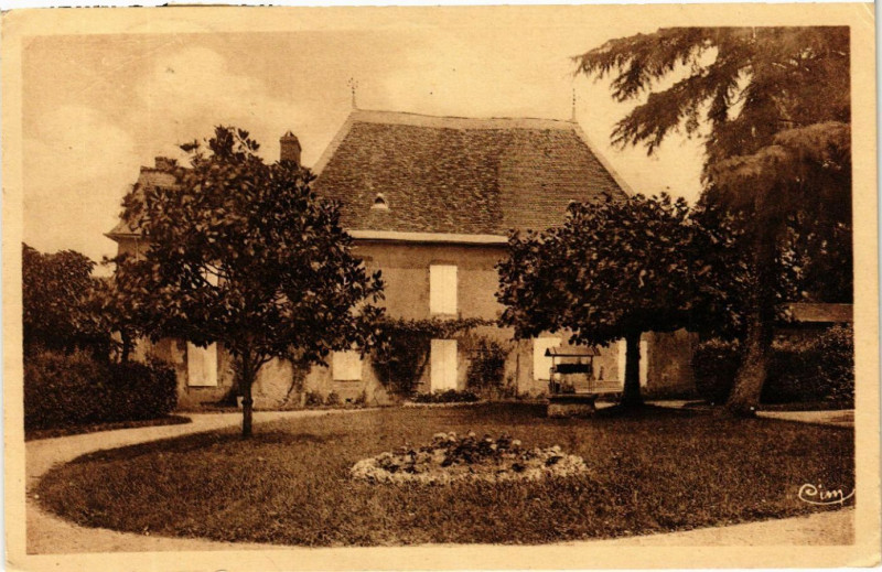 Carte postale ancienne Pressac - Manoir de l'Eclapchain à Pressac