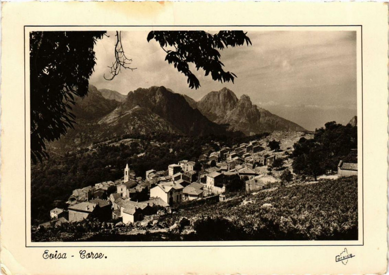Carte postale ancienne Corse Evisa à Évisa
