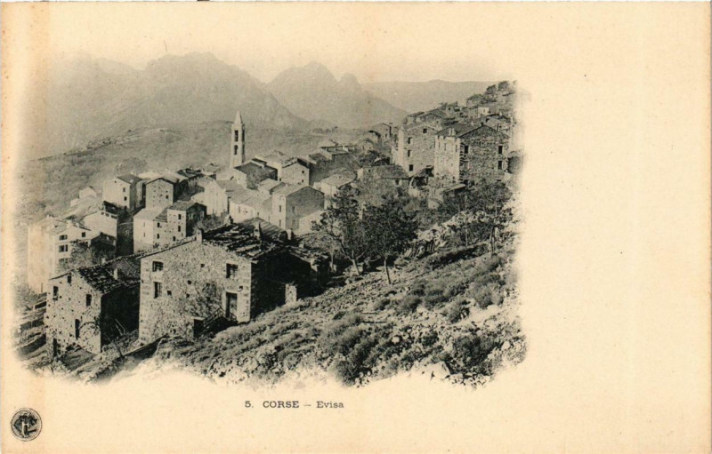 Carte postale ancienne Evisa Corse à Évisa