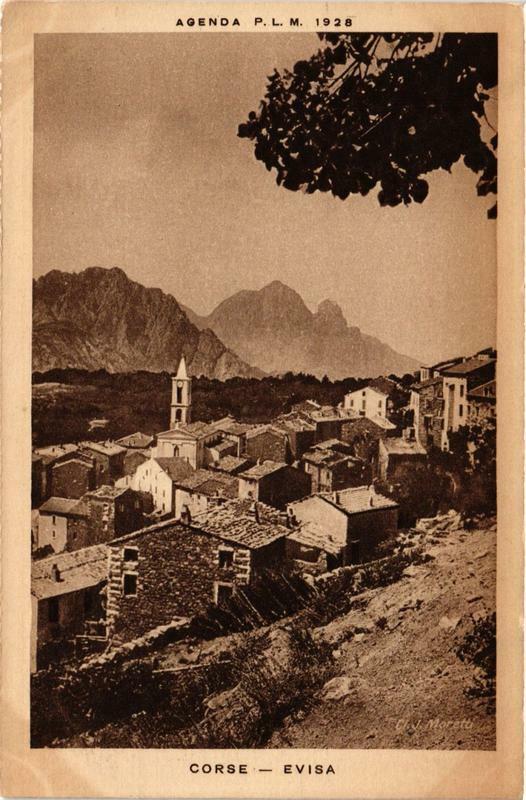 Carte postale ancienne Evisa Corse à Évisa