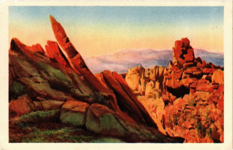 Carte postale ancienne Calanches de Piana Corse à Piana