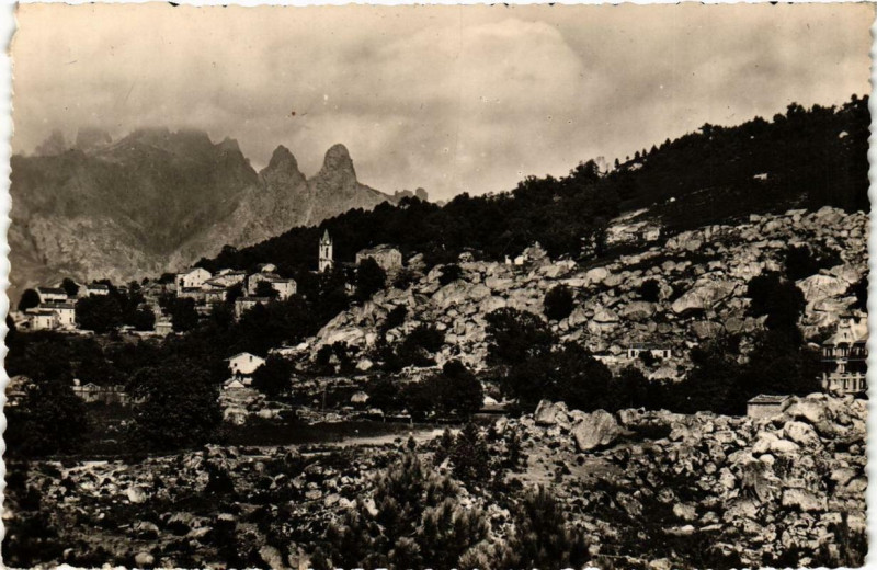 Carte postale ancienne Zonza Corse à Zonza