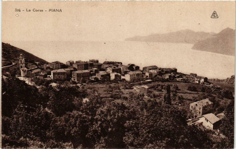 Carte postale ancienne Piana Corse à Piana