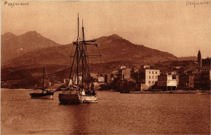 Carte postale ancienne Propriano Corse à Propriano
