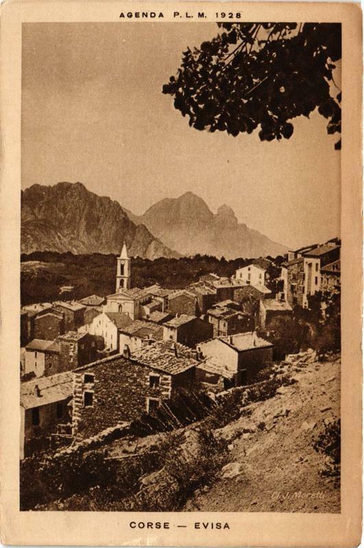 Carte postale ancienne Evisa Corse à Évisa