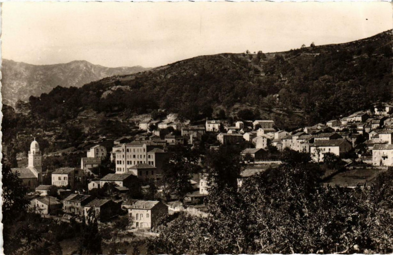 Carte postale ancienne Corse - Bestalica - Vue générale