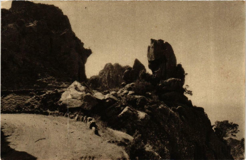 Carte postale ancienne Corse - Calanches de Piana à Piana