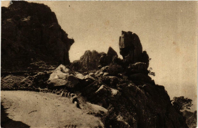 Carte postale ancienne Corse - Calanches de Piana à Piana