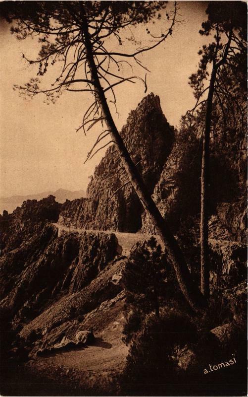 Carte postale ancienne Corse - Calanches de Piana à Piana