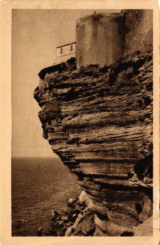 Carte postale ancienne Corse - Bonifacio - Site pittoresque à Bonifacio