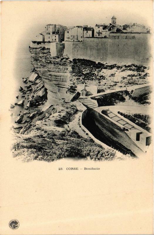 Carte postale ancienne Corse - Bonifacio à Bonifacio