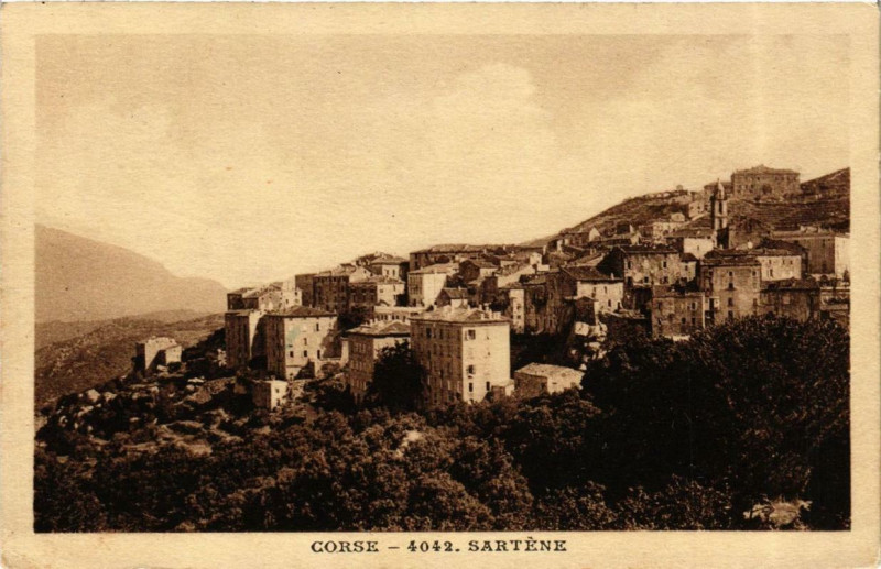 Carte postale ancienne Corse - Sartene