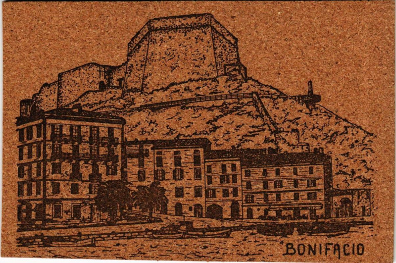 Carte postale ancienne Corse - Bonifacio à Bonifacio