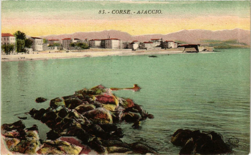 Carte postale ancienne Corse - Ajaccio à Ajaccio