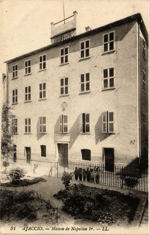 Carte postale ancienne Corse - Ajaccio - Maison de Napoléon Ier à Ajaccio