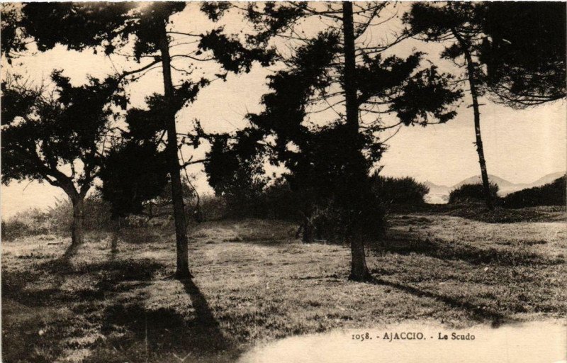 Carte postale ancienne Corse - Ajaccio - Le Scudo à Ajaccio