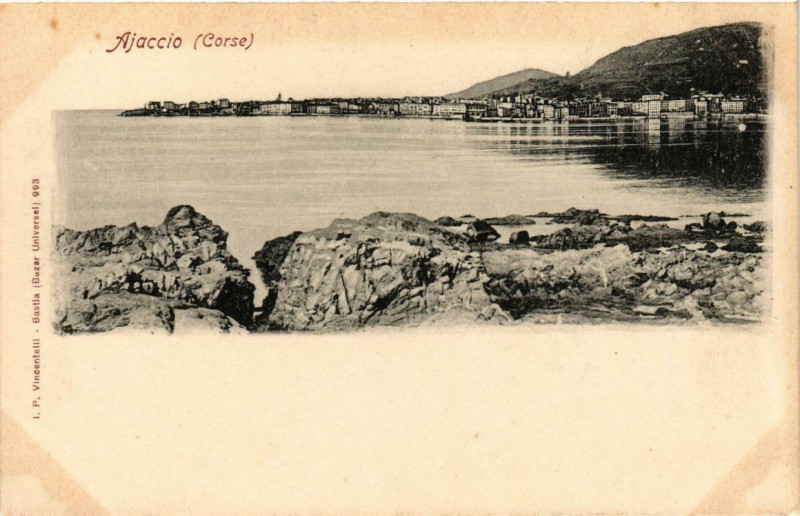 Carte postale ancienne Corse - Ajaccio à Ajaccio