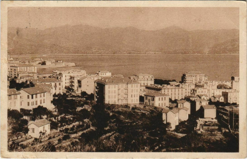 Carte postale ancienne Ajaccio Corsica à Ajaccio