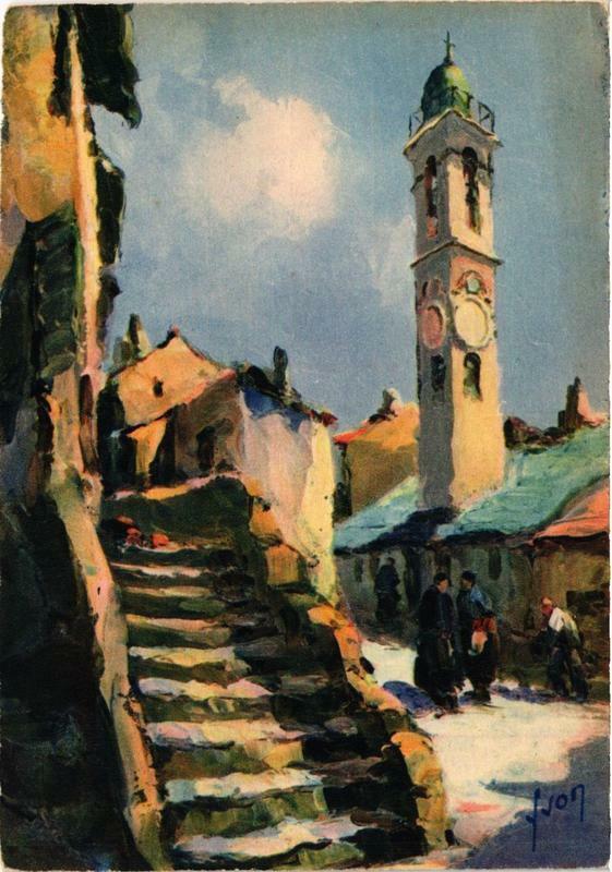 Carte postale ancienne Corse Corte - L'Eglise à Corte