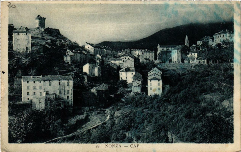 Carte postale ancienne Corse Nonza à Nonza