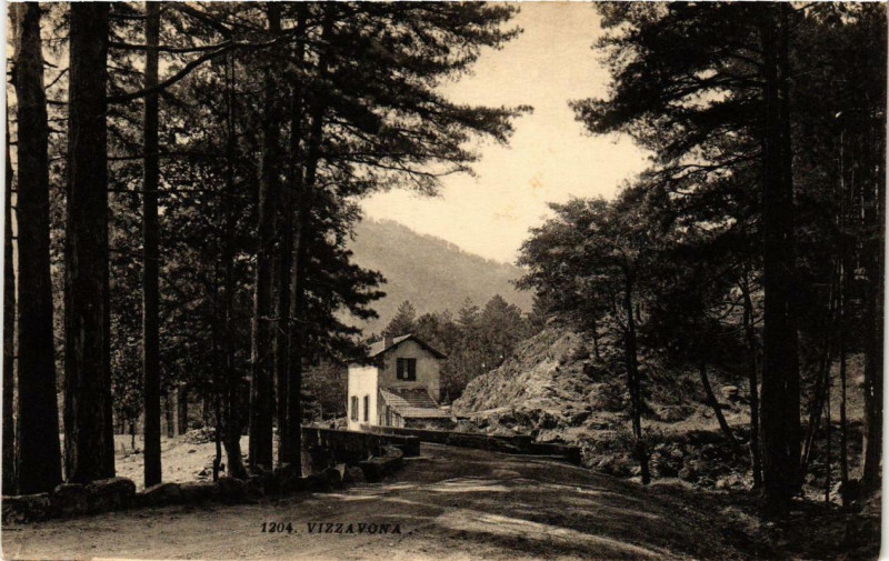 Carte postale ancienne Corse Vizzavona