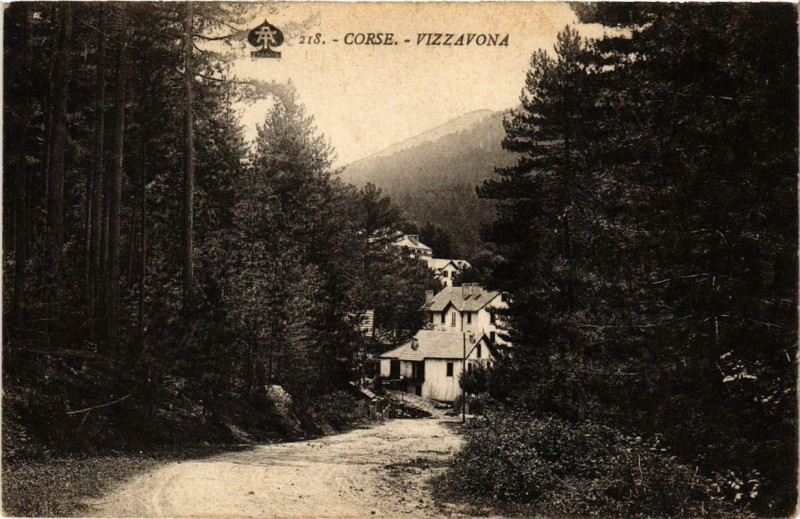 Carte postale ancienne Corse Vizzavona