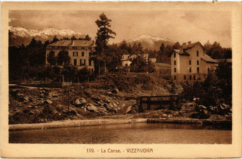 Carte postale ancienne Corse Vizzavona