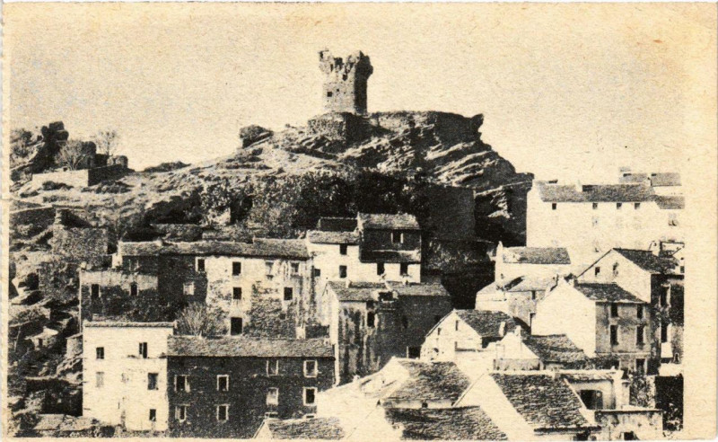 Carte postale ancienne Corse Nonza à Nonza