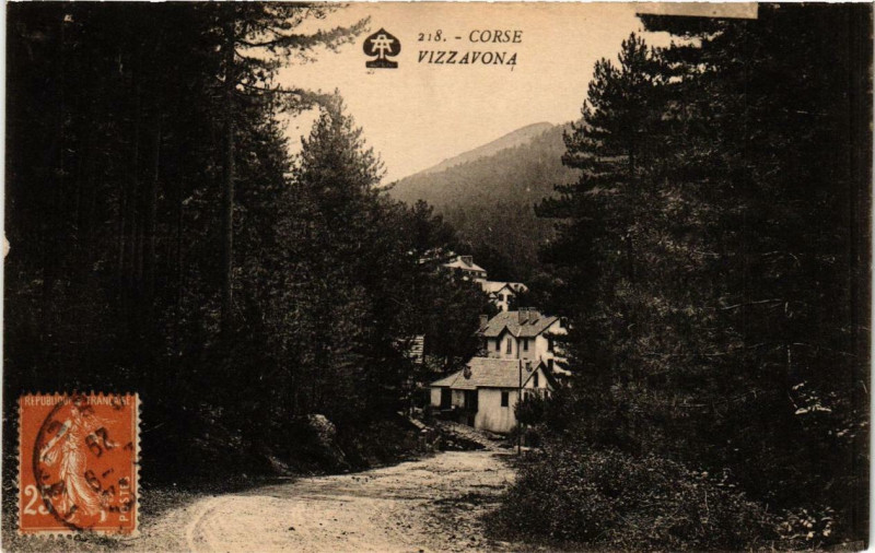 Carte postale ancienne Corse Vizzavona