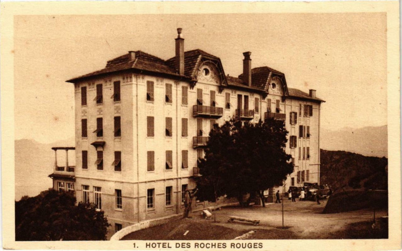 Carte postale ancienne Corse Hotel des Roches Rouges
