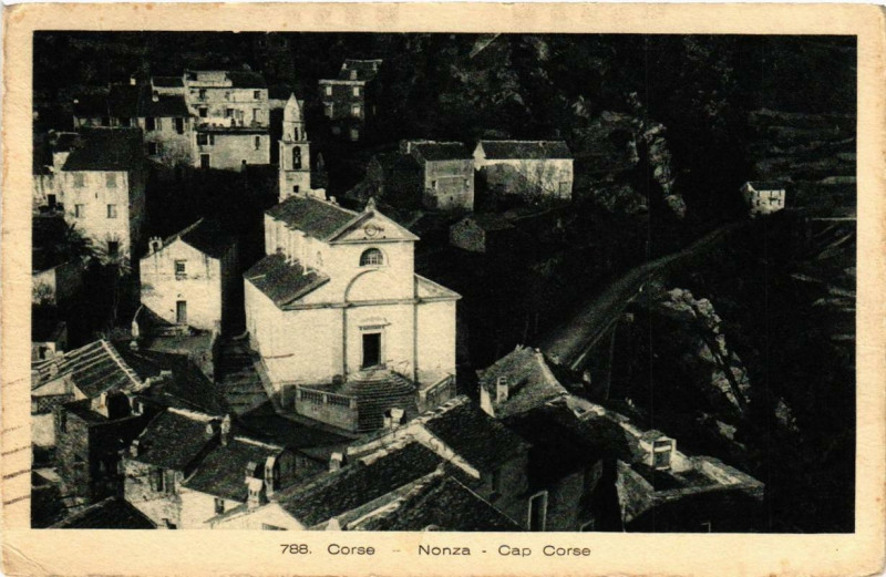 Carte postale ancienne Corse Nonza à Nonza