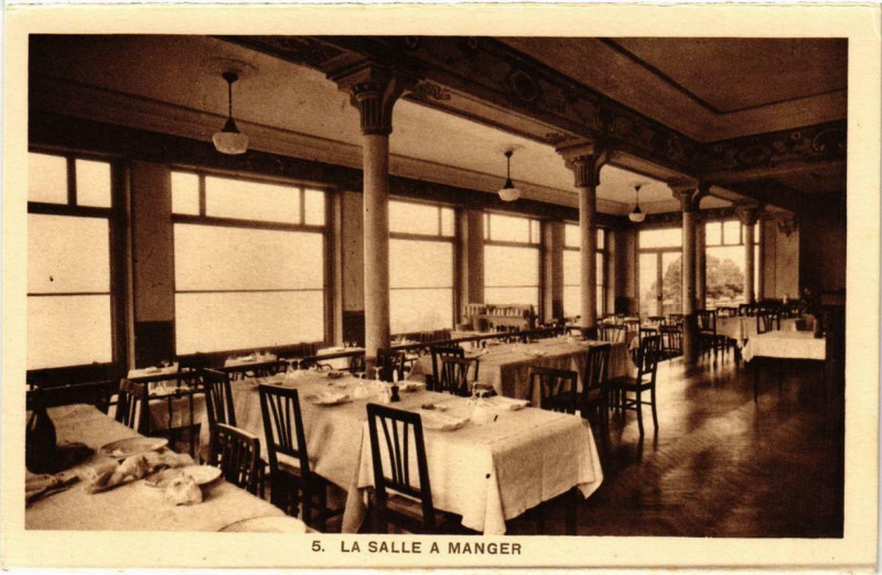 Carte postale ancienne Corse La Salle a manger